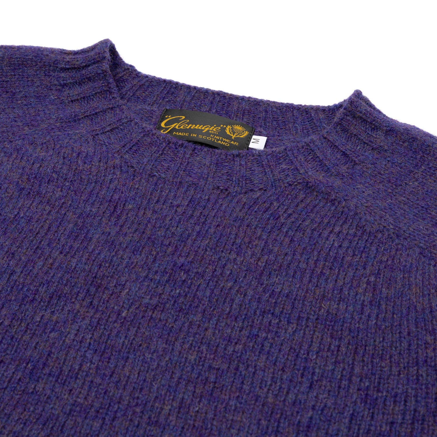 Glenugie exclusive x MJ: Sweater "Round Jumper" made from pure Wool - Circulare Knit Pure Soft Shetland